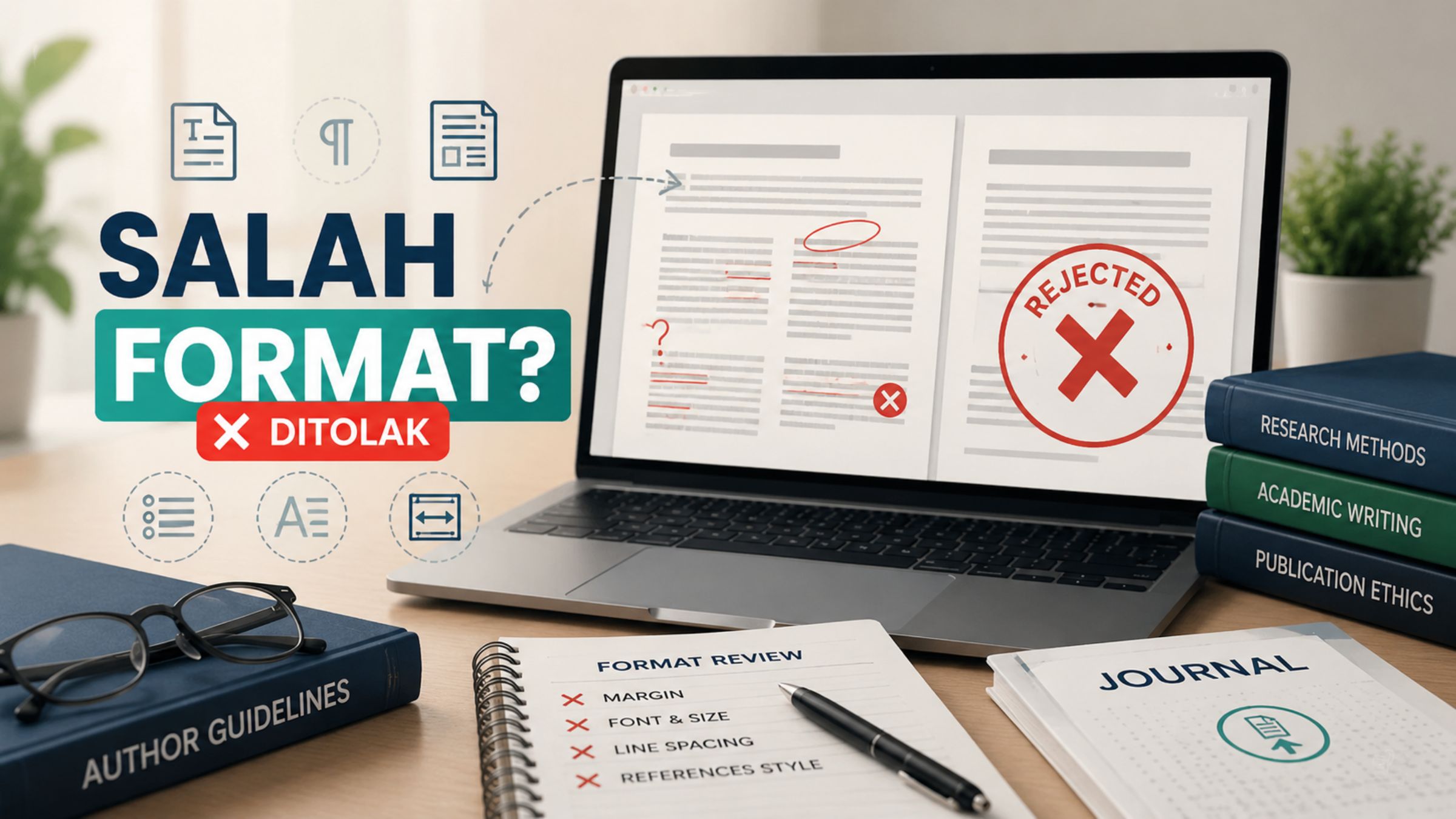 Artikel Sudah Jadi, Kok Masih Ditolak? Bisa Jadi Salah Format