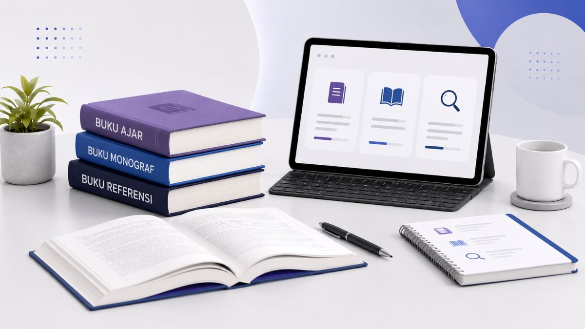 Perbedaan Buku Monograf, Buku Ajar, dan Buku Referensi