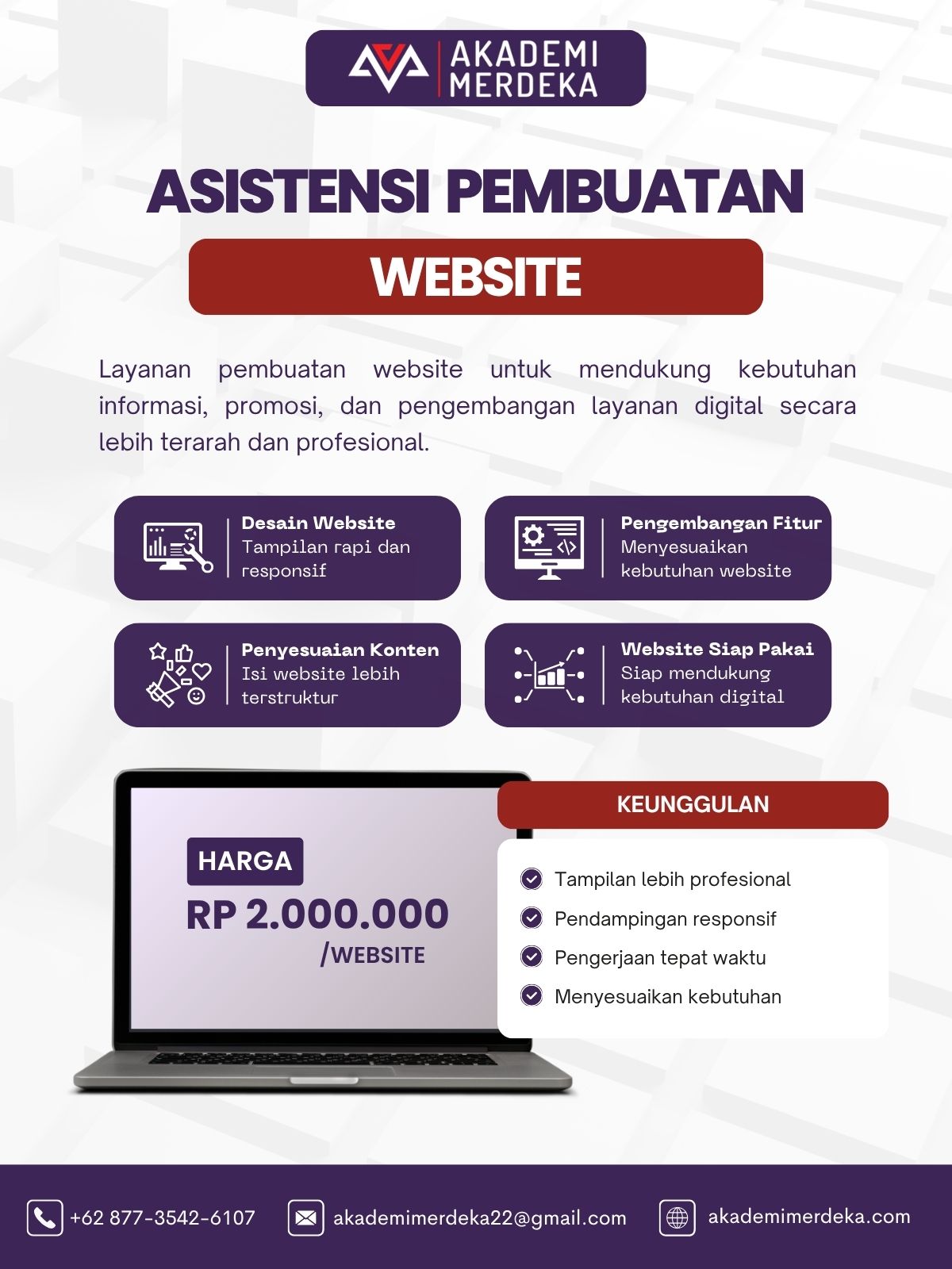 Asistensi Pembuatan Website